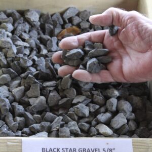 Black Star Gravel 5 Eighths Inch Supplier in Austin, TX