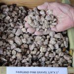 Fairland Pink Gravel 1 qtr in X 1 in
